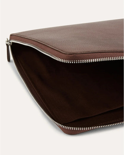 Noyoco Brown Leather Computer Case