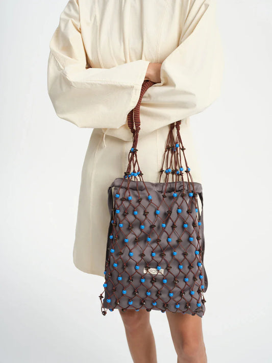 Tanchen Large 8/8 Bag | Blue + Marine