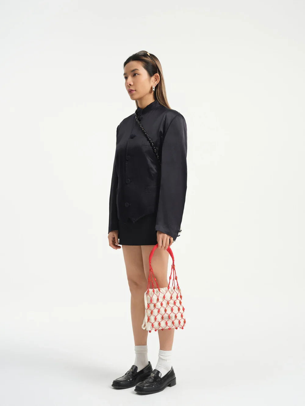 Tanchen Small 8/8 Bag | Red + Red