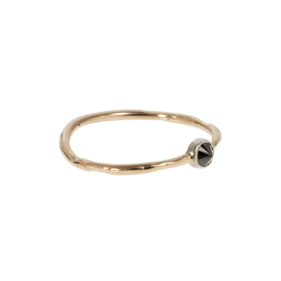 House of Snakes Black Diamond Spike Ring