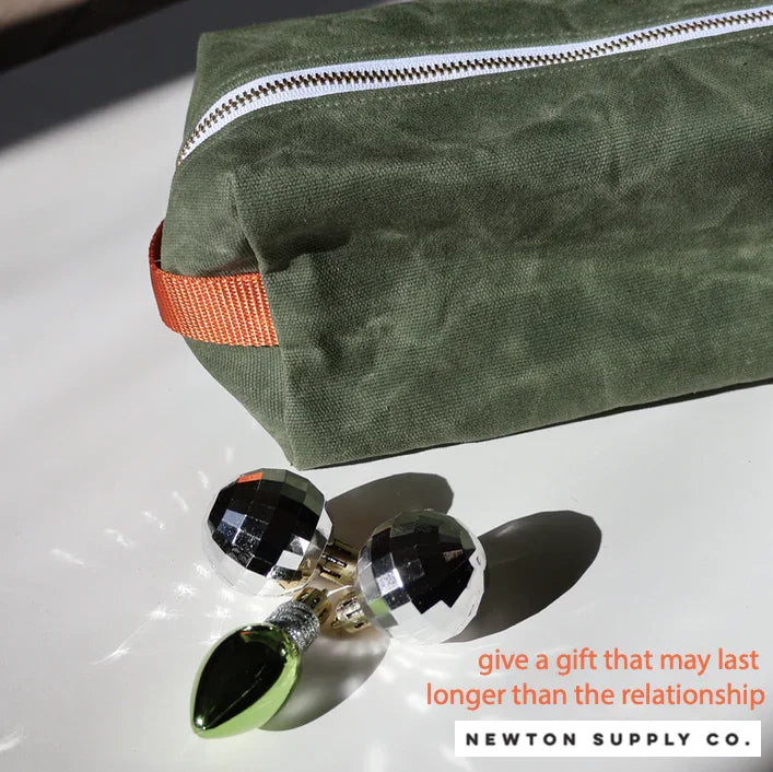 Newton Supply Co. Waxed Canvas Dopp Kit