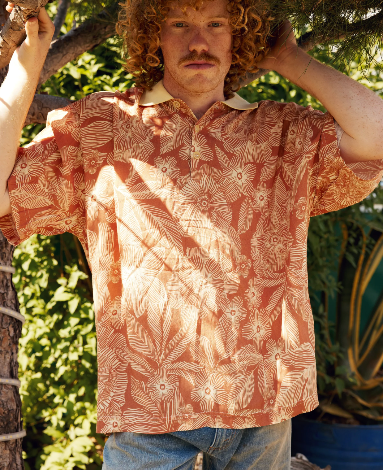 Monostereo | Superbloom Polo Shift - Rust