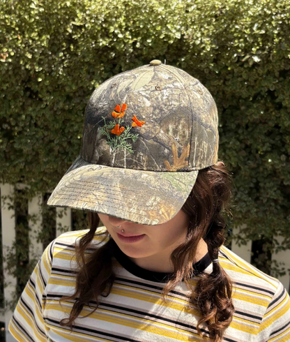 Gravel & Gold | Poppy Cap - Real Tree Edge