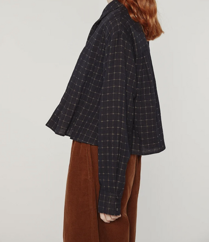 Amente Cotton Pleated Blouse