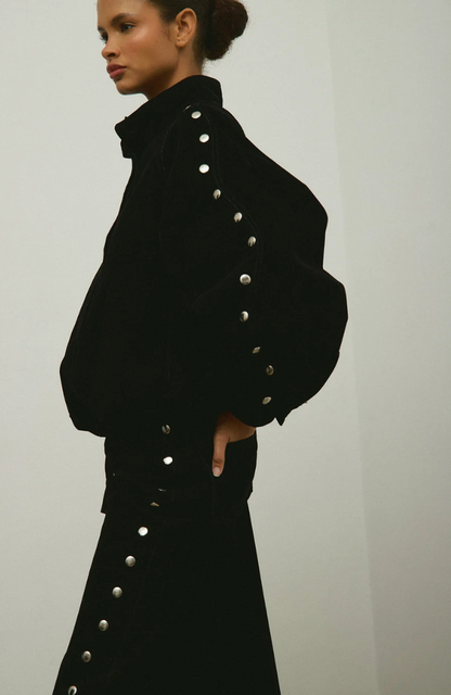 Sixxta Black Bomber Jacket