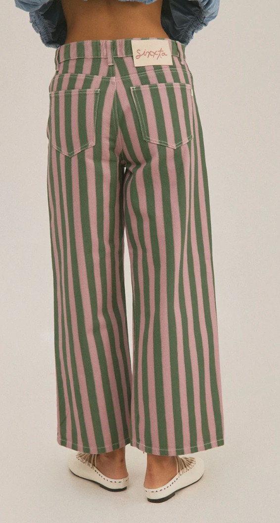 Sixxta Garden Wide-Leg Jeans