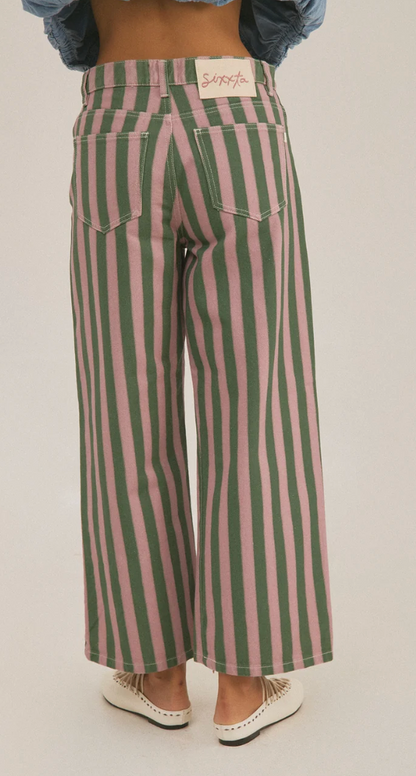 Sixxta Garden Wide-Leg Jeans