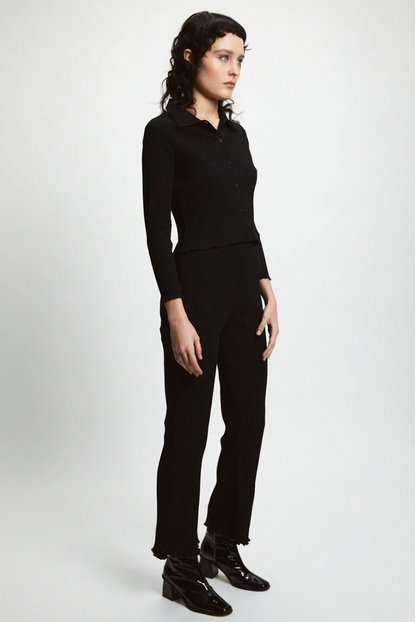 Rita Row Ribbed Pike Top