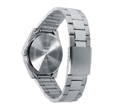 Blue Bezel Silver Analog Casio Vintage