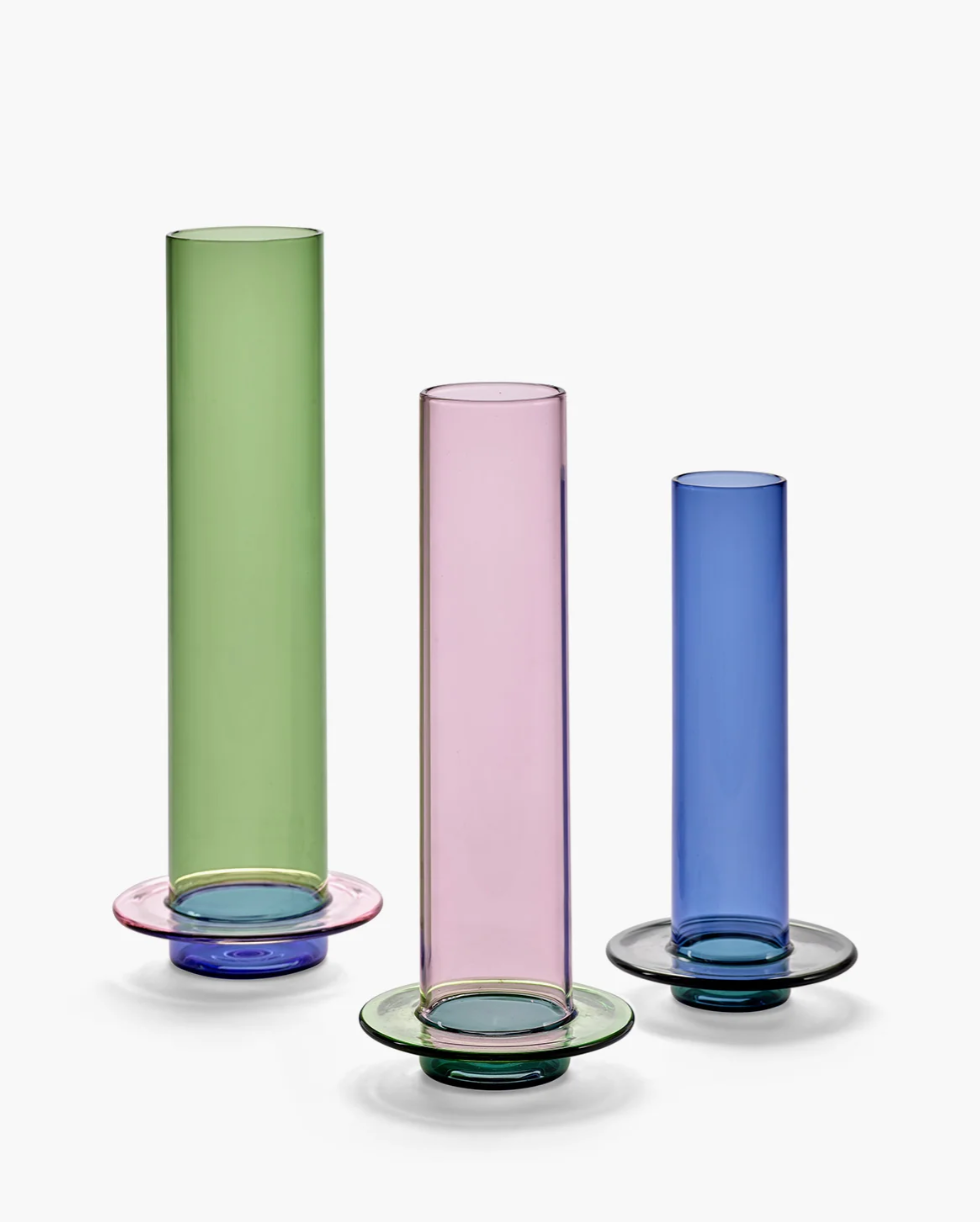 Serax x José Lévy Large Glass Tower Vase