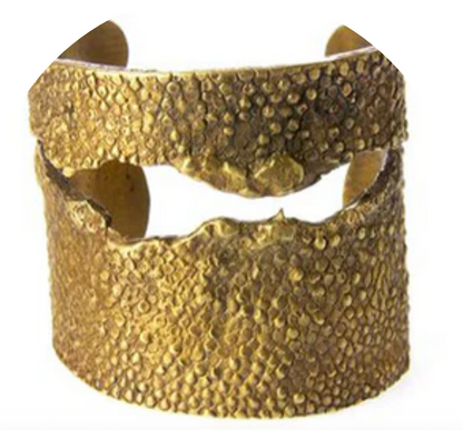 Alkemie Jewelry Large Stingray Cuff With Tear