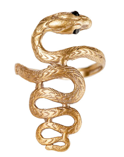 Alkemie Jewelry Textured Serpent Ring
