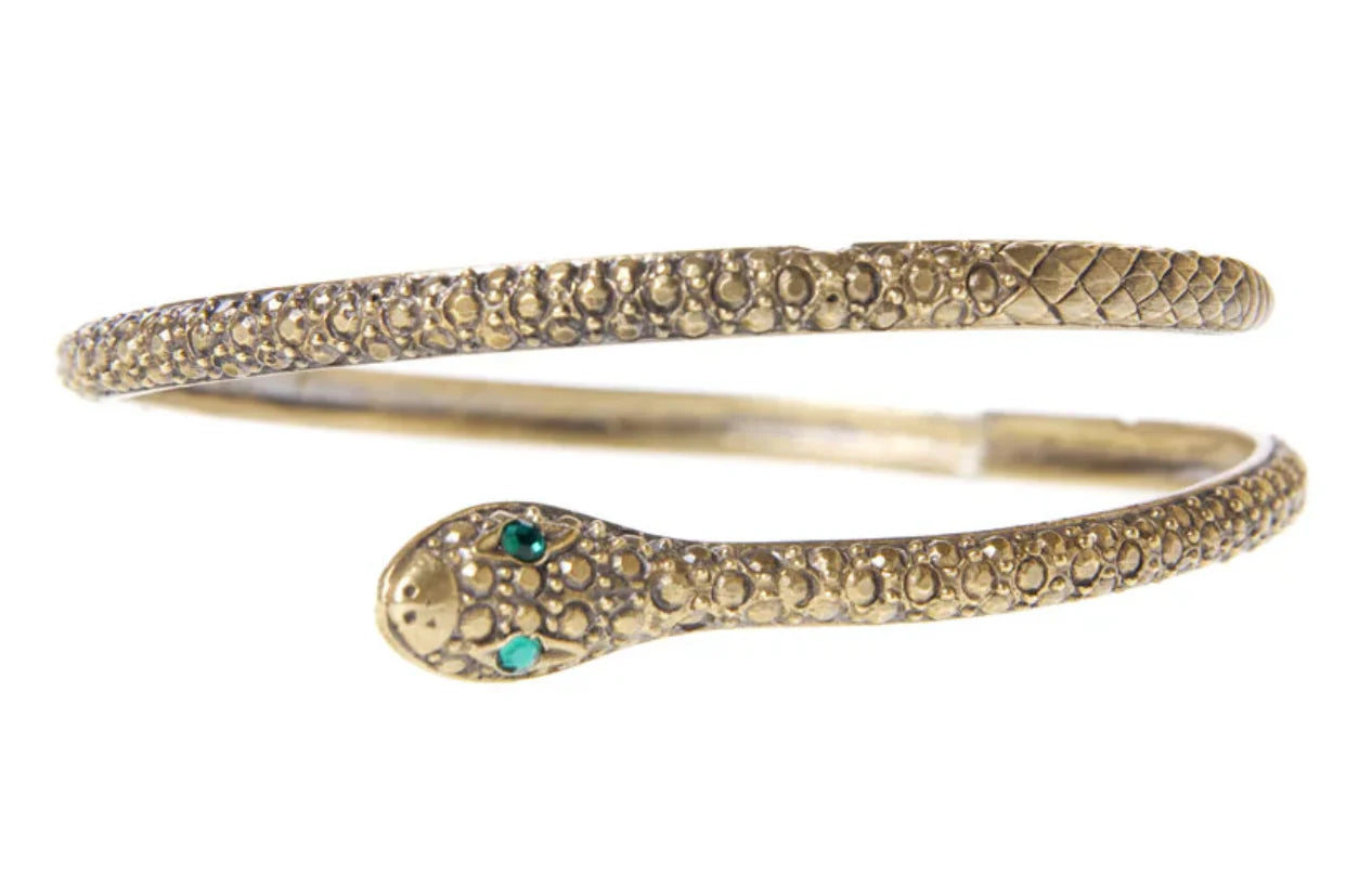 Alkemie Jewelry Textured Serpent Bangle