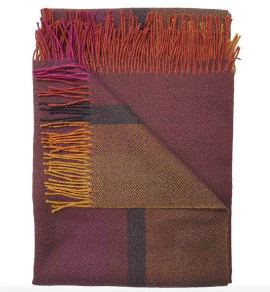 Shupaca 100% Baby Alpaca Throw | Spiced Apple