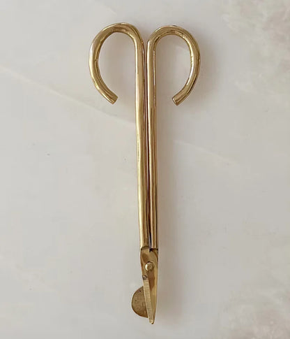 House of Good Wick Trimmer in Sheath: Black Iron or Polished Brass