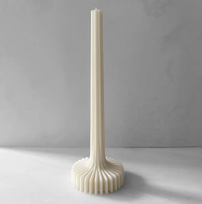 House of Good Fluted Taper Candle