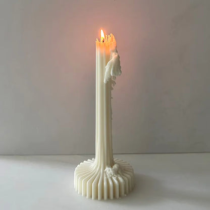 House of Good Fluted Taper Candle