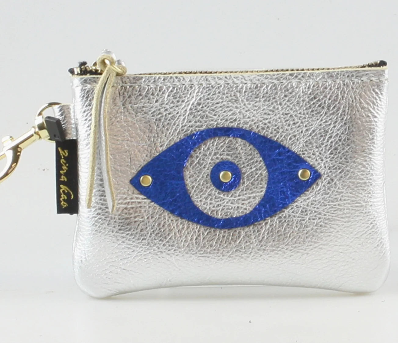 Zina Kao Metallic Leather Wallet