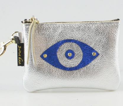 Zina Kao Metallic Leather Wallet
