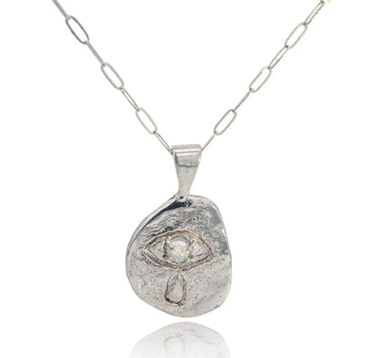 Dea Dia Crying Eye Opal Necklace
