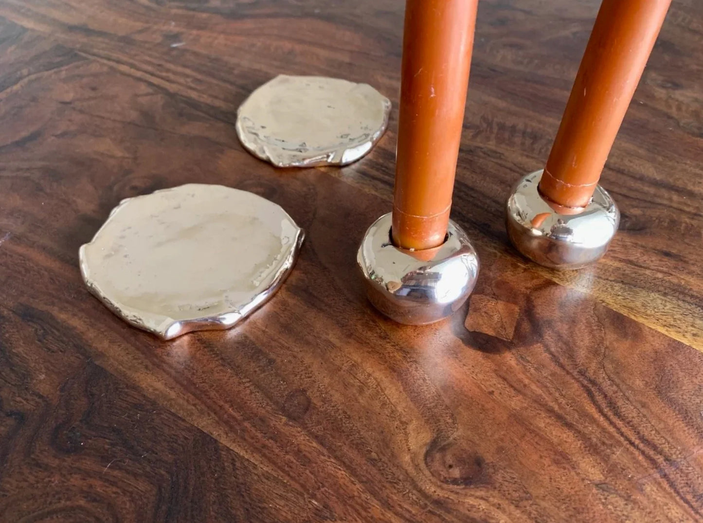 Nancy Pearce Bronze Globular Candle Holder