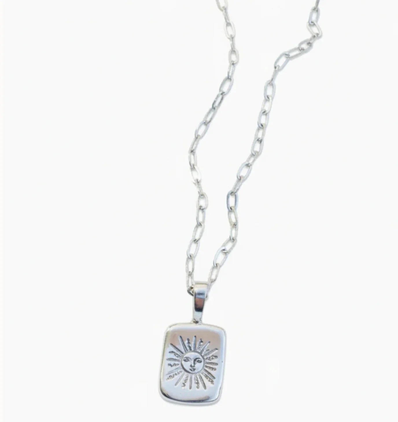 Dea Dia Sun Tarot Card Necklace