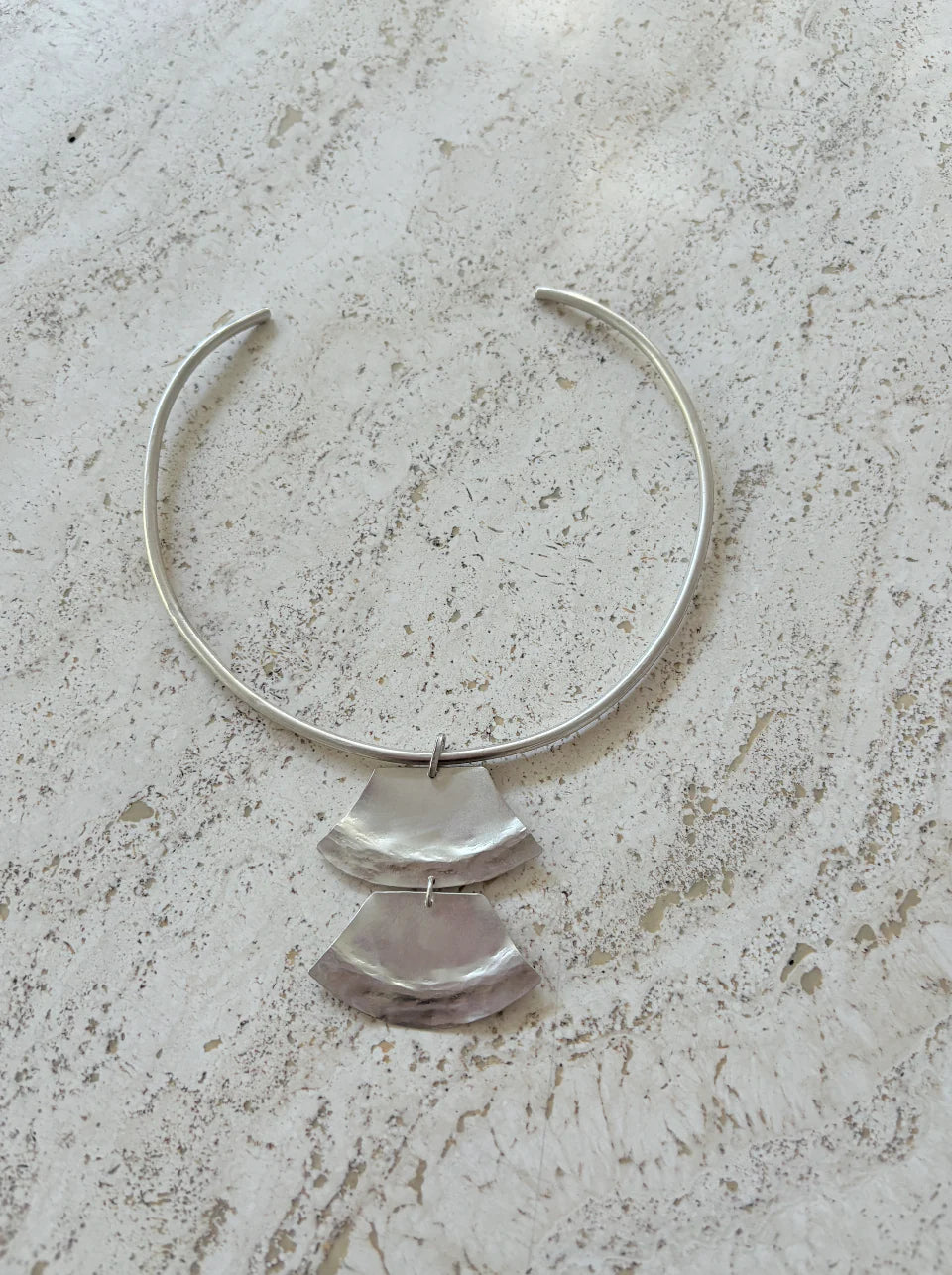 Avilla Jewelry Oro Neck Cuff Silver or Brass