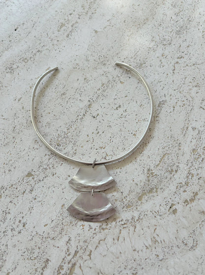 Avilla Jewelry Oro Neck Cuff Silver or Brass