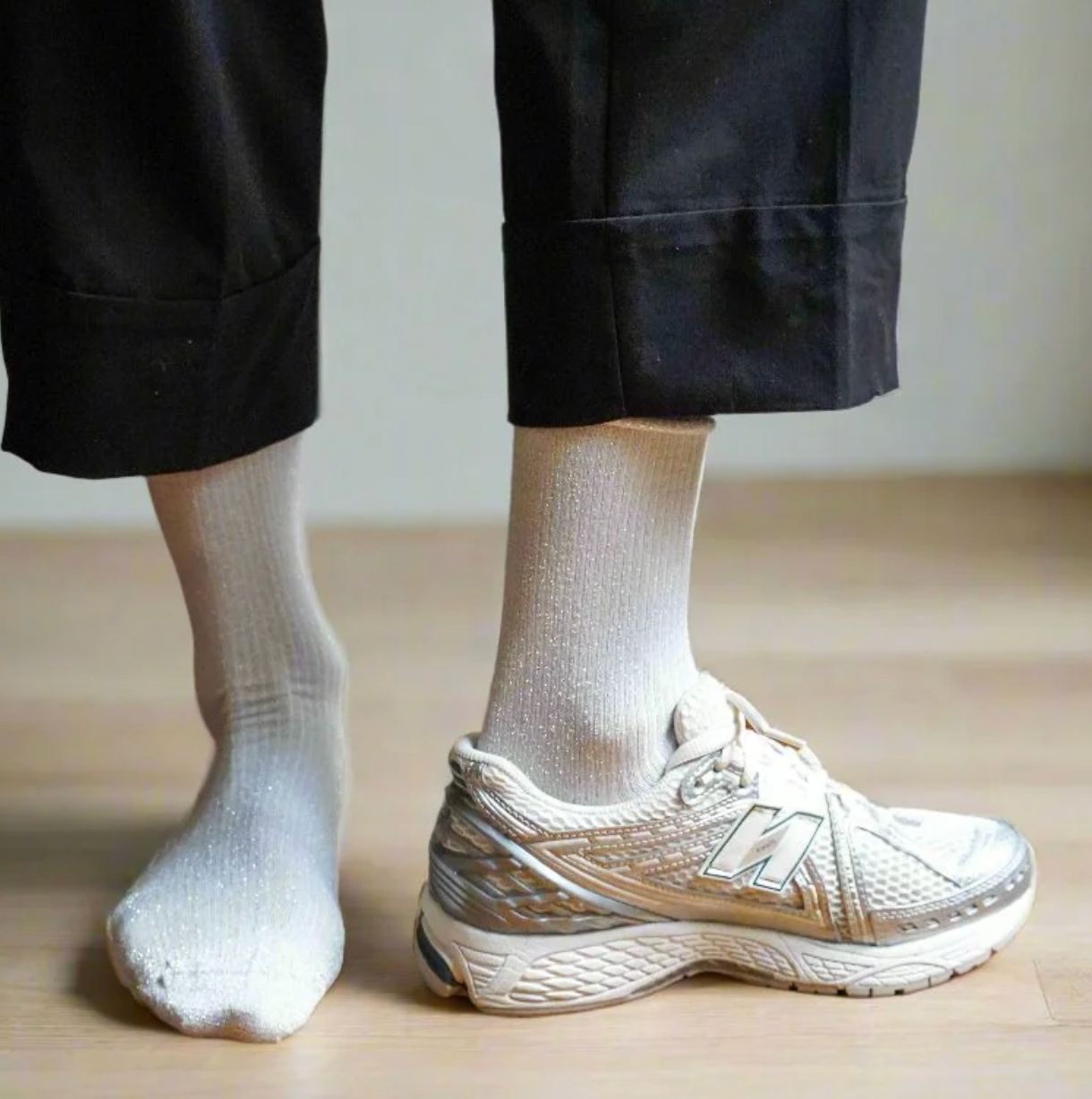 KLUE Glitter Lurex socks in eco-friendly Lyocell