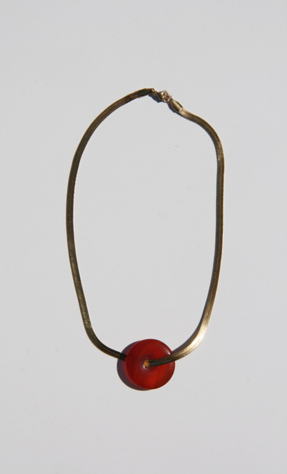 By Orly Roan Stone and Silver Necklace