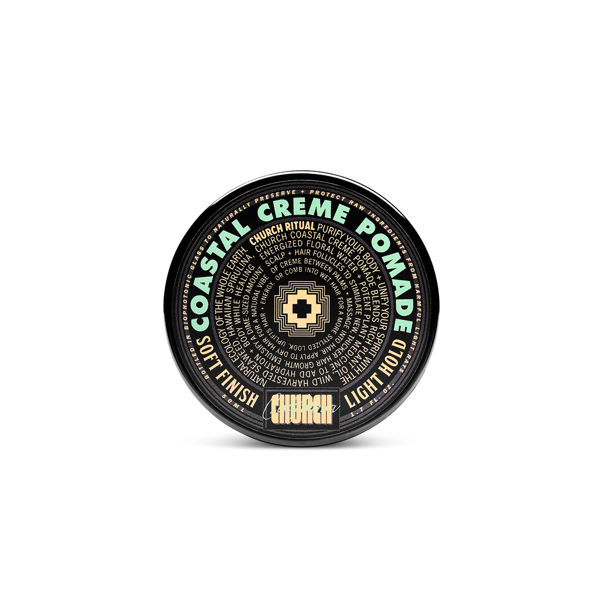 Organic Cream Pomade - Light Hold, Natural Look