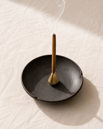 Brass drop incense holder