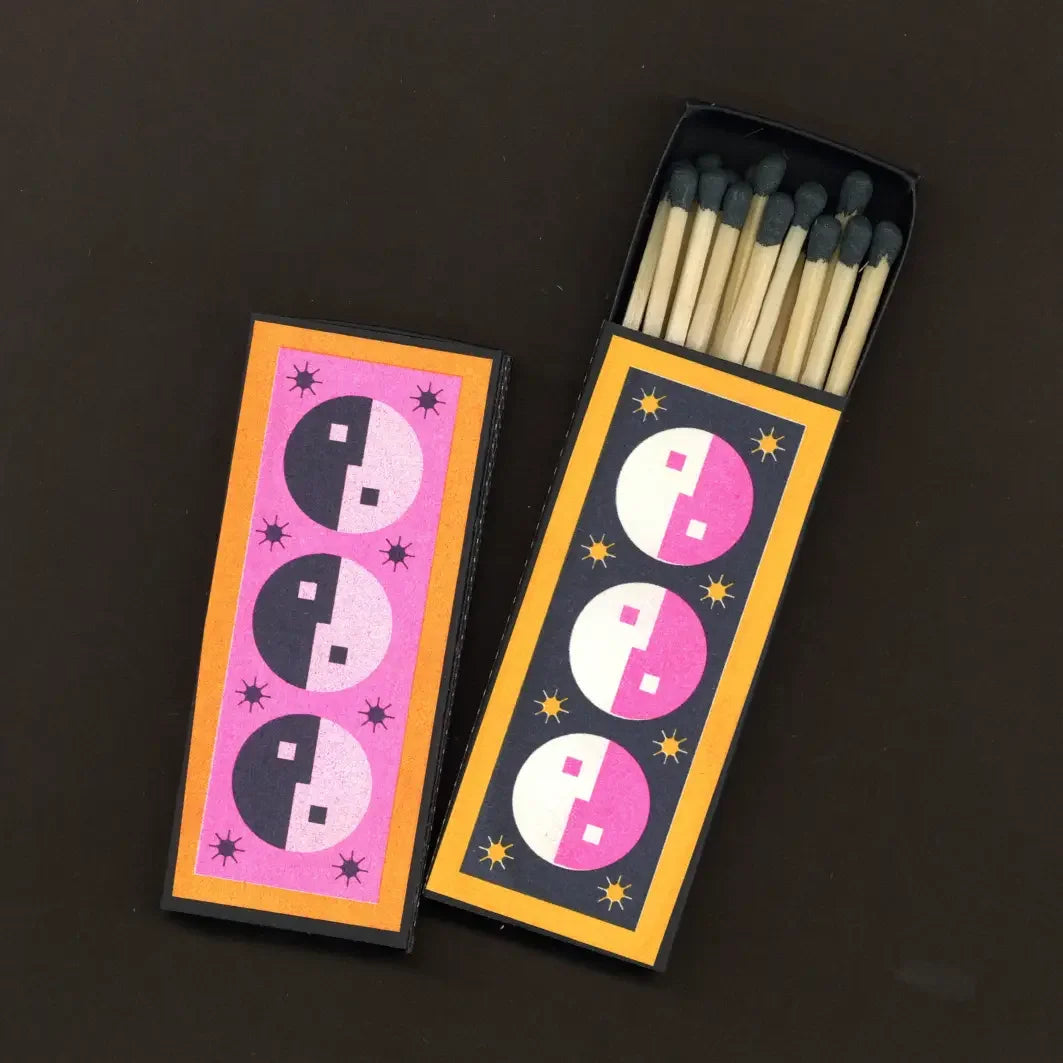 Risograph Printed Matches