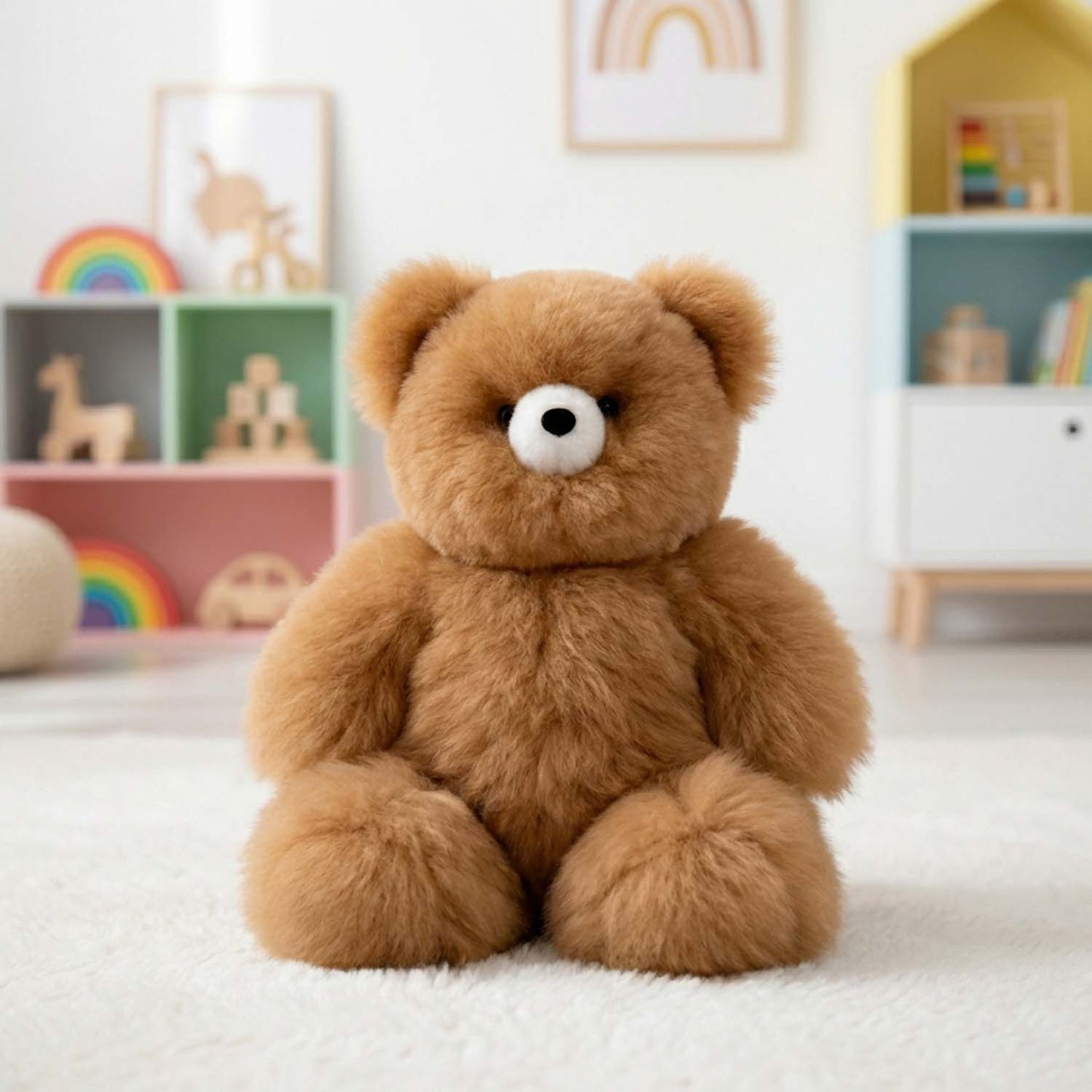 15" Alpaca Stuffed Animal - Bear