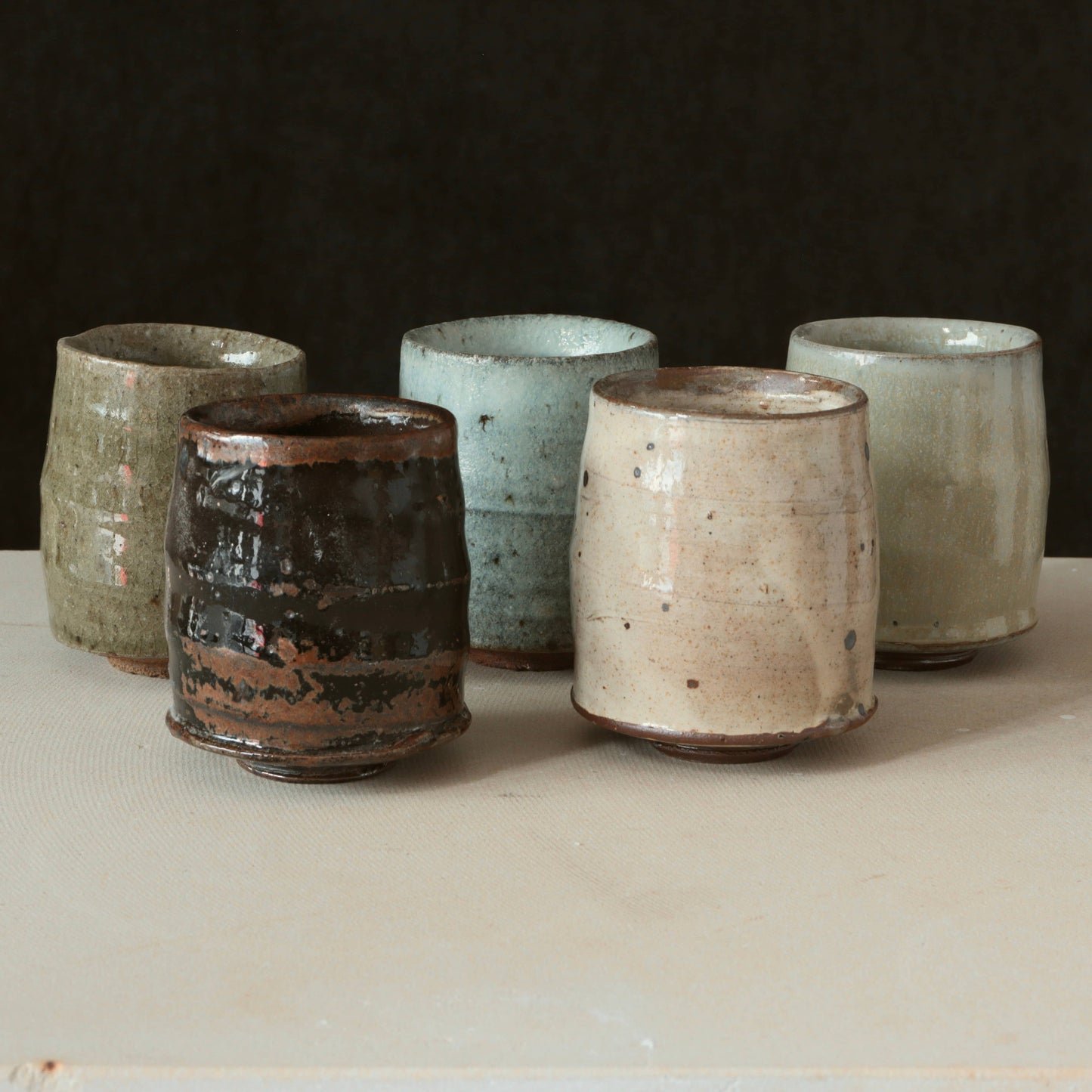 Wild Clay Yunomi Seconds! Glaze Tests/Design Tests/One-Offs