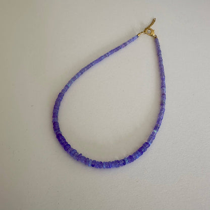 Purple Ethiopian Opal Necklace | Lilac Opal | Opal Gemstones