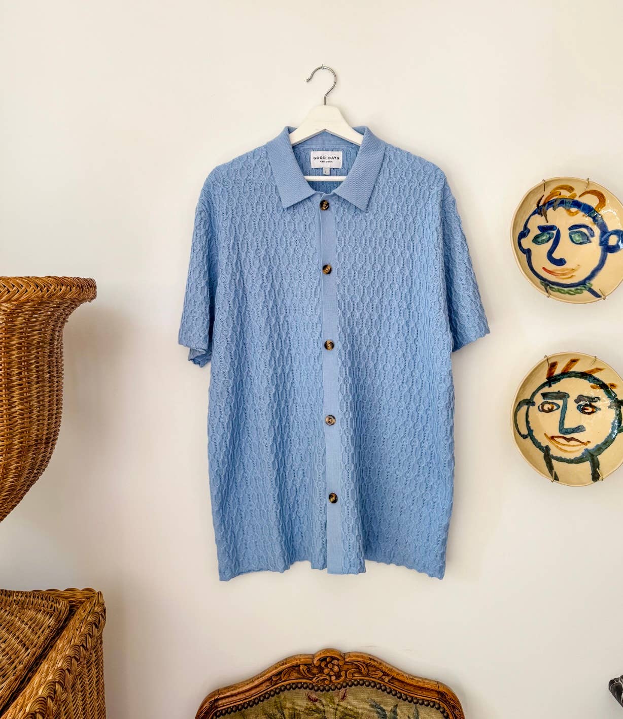 Good Days Alder Chain Knit Polo