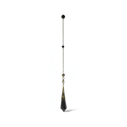 Natural Obsidian Crystal Divination Pendulum