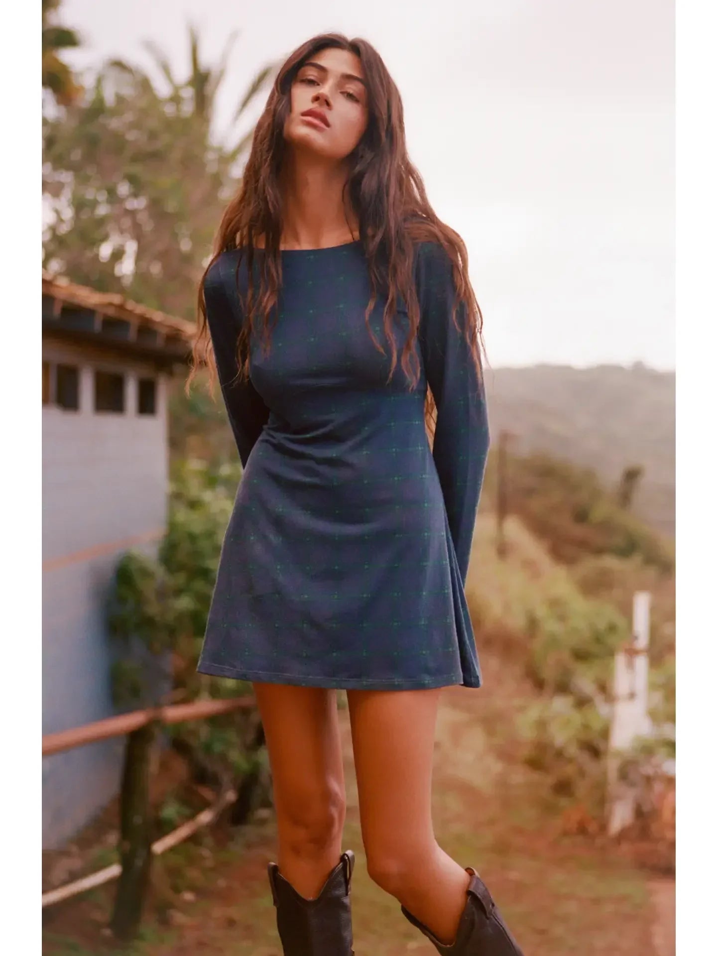Rat Boi Boatneck Mini Dress