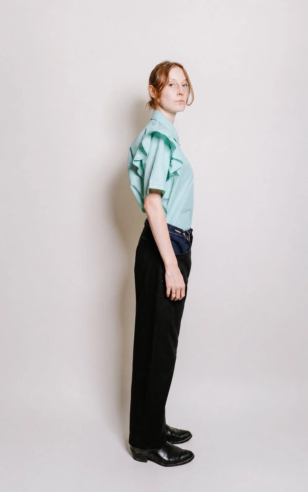 Et Tigre Ollie Denim in Two-tone Dark Wash