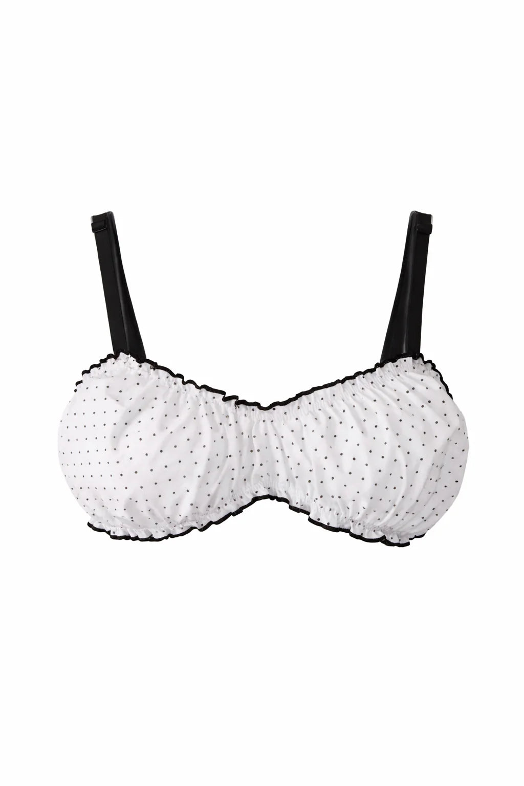 The Holly Polka Dot Cotton Bralette | Dyke Queen