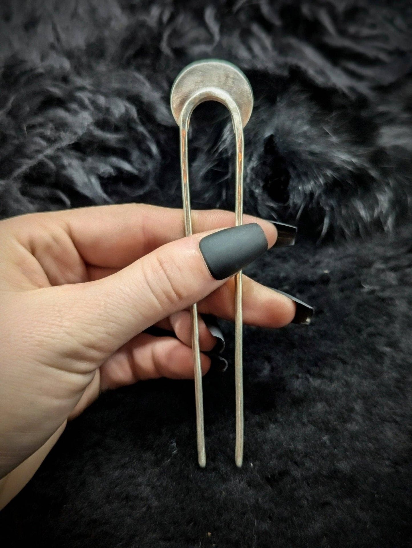 DUSK Hair-Fork / Nickel-Silver