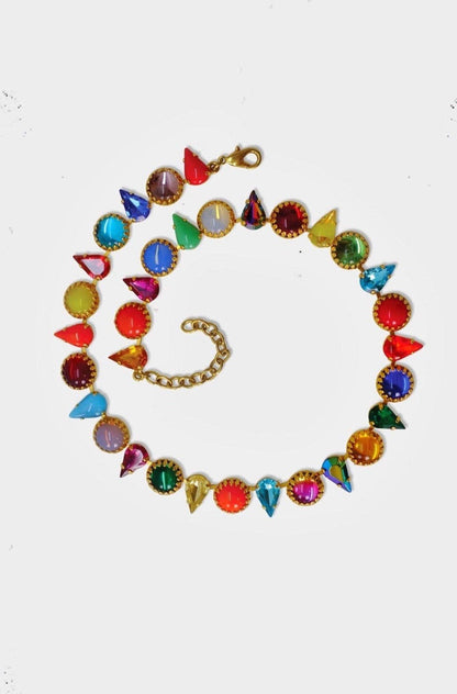 Vesper Obscura Layering Necklace in Kaleidoscope