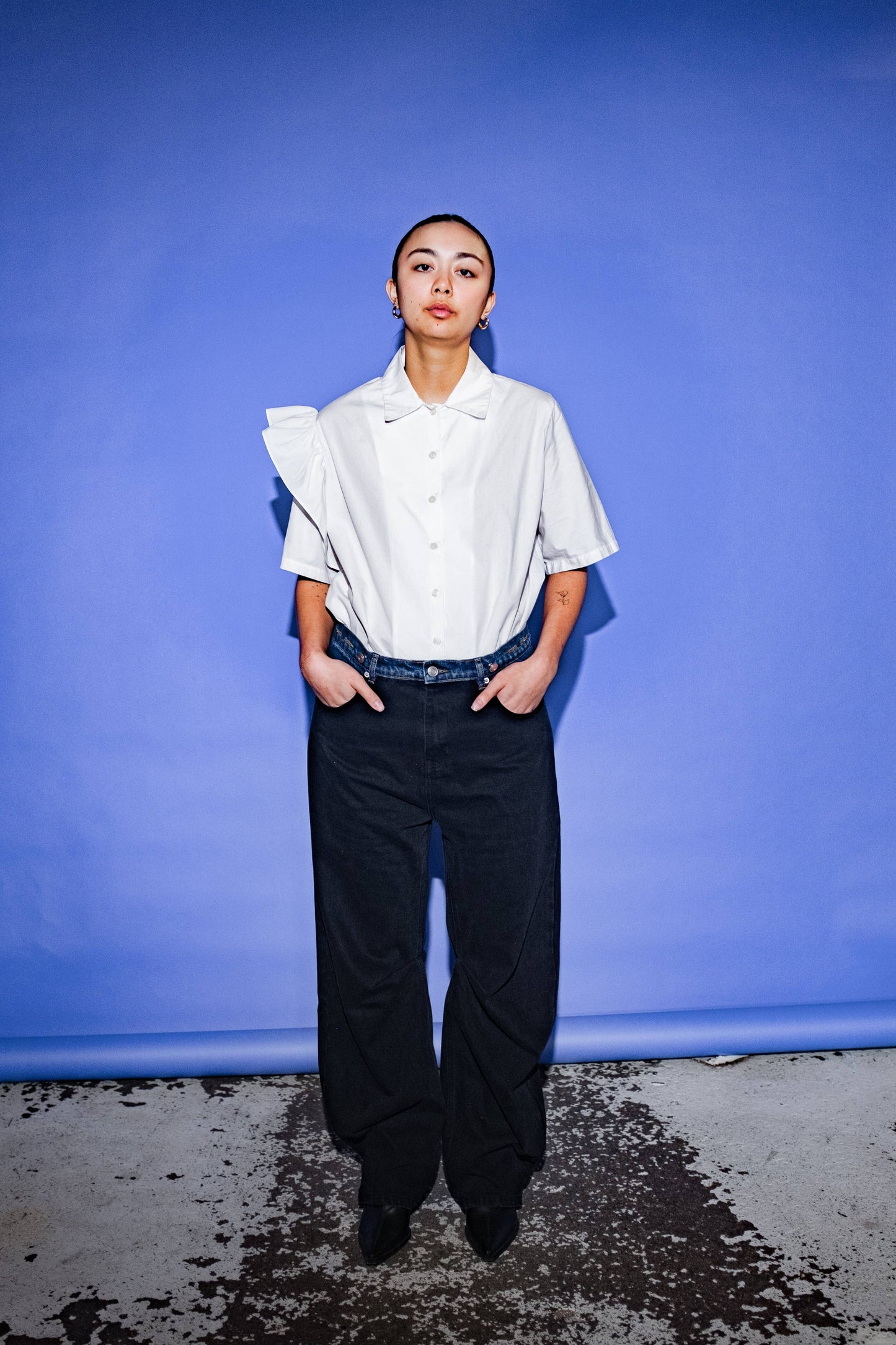 Et Tigre Ollie Denim in Black + Dark Wash