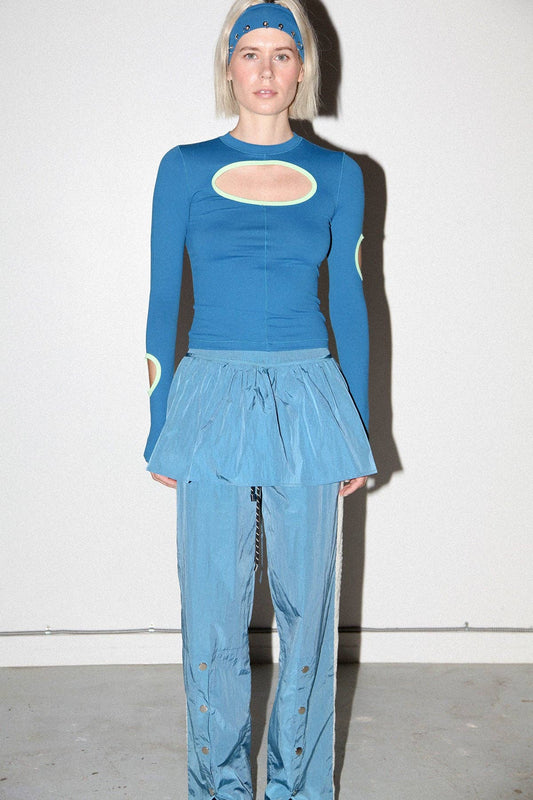 KKCo Peplum Apron in Lake