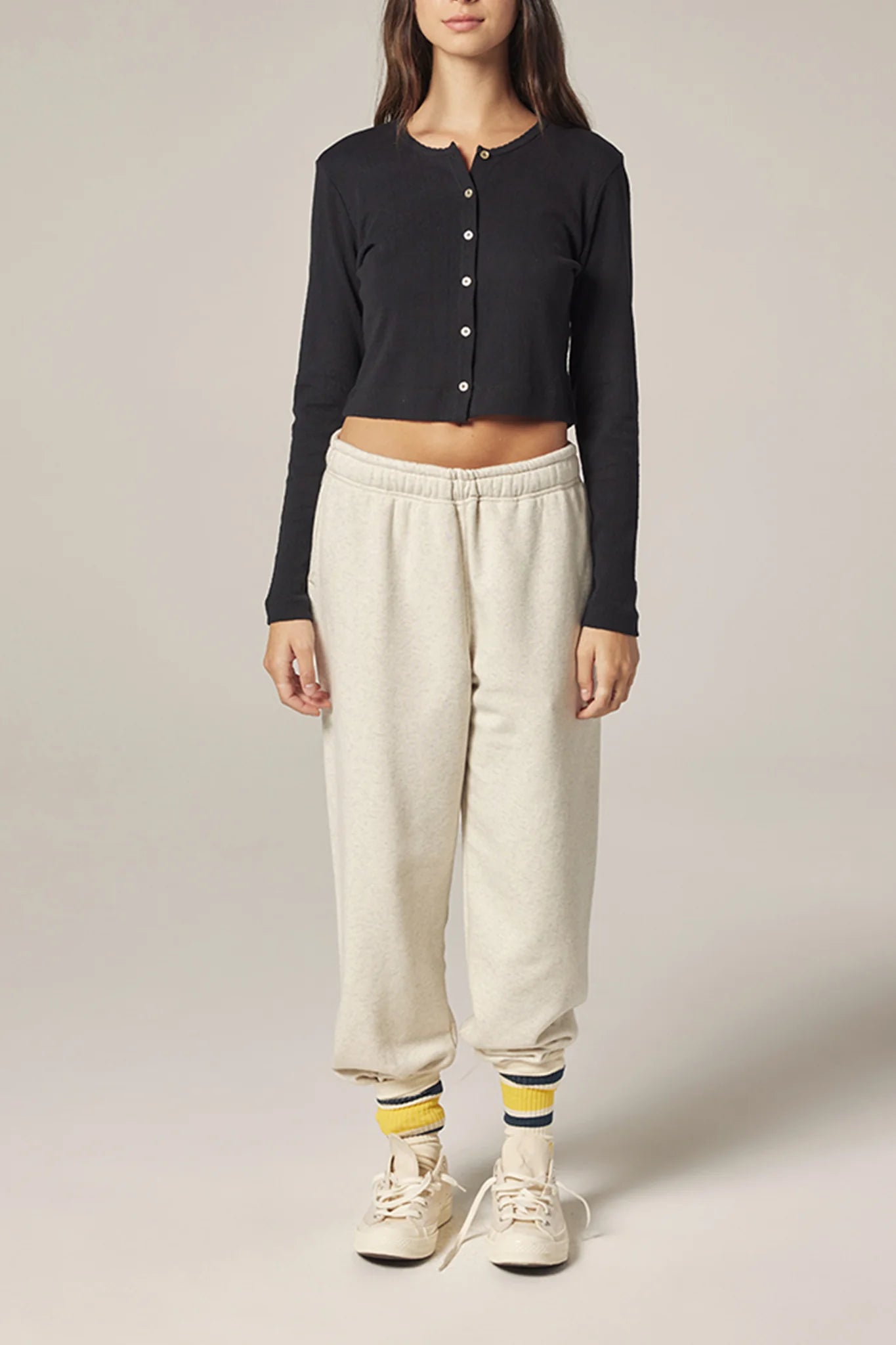 Amente Button Down Short Cardigan