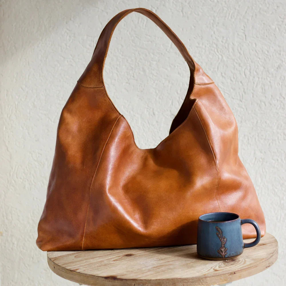 Latico Leathers Lindsey Tote Bag: Black or Cognac