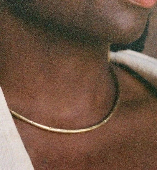 Avilla Jewelry Oro Neck Cuff Silver or Brass