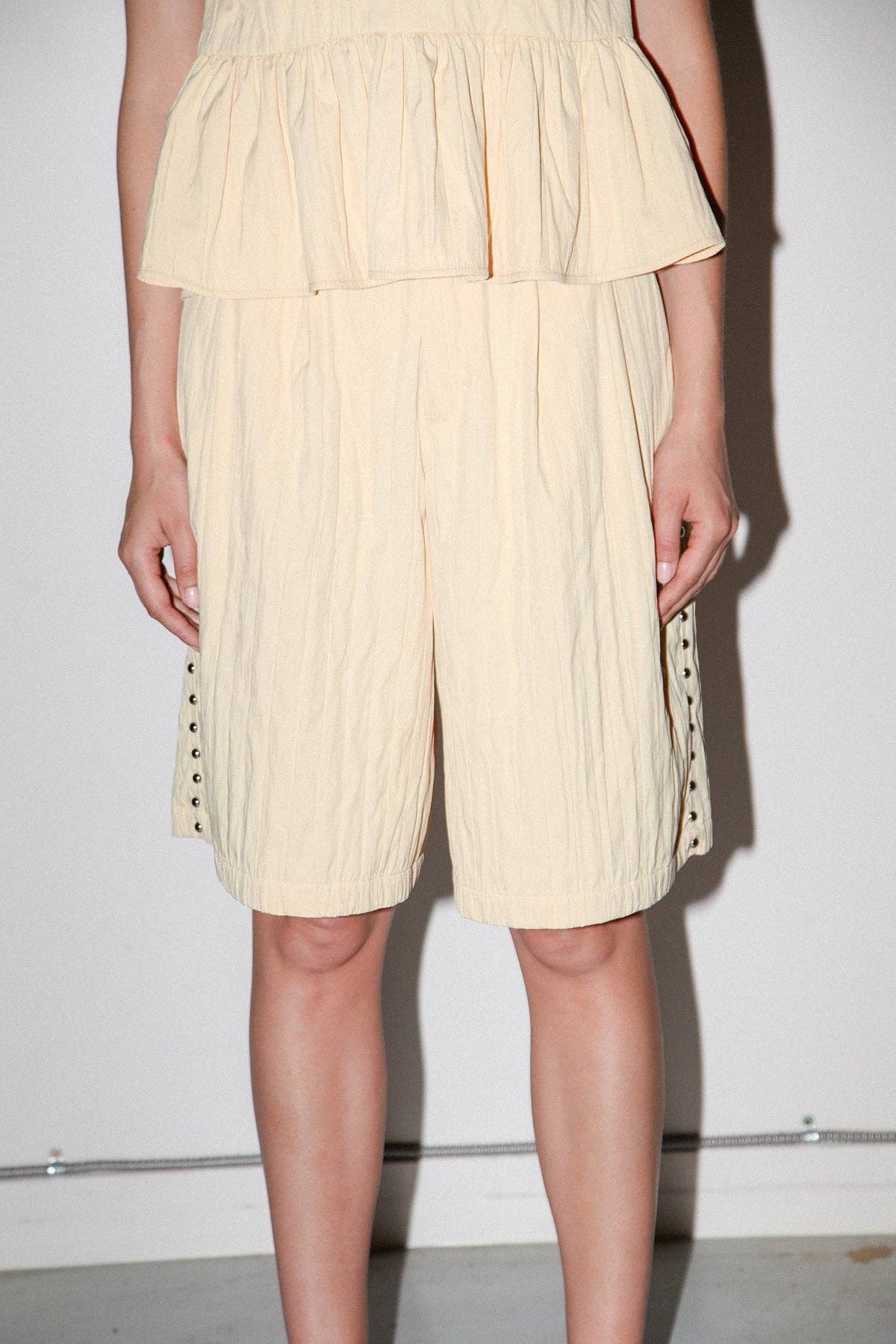 KKCo Rivet Trouser Short in Butter