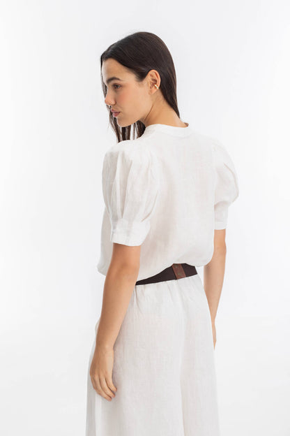 Lanhtropy Helena Leather Belt - Brown